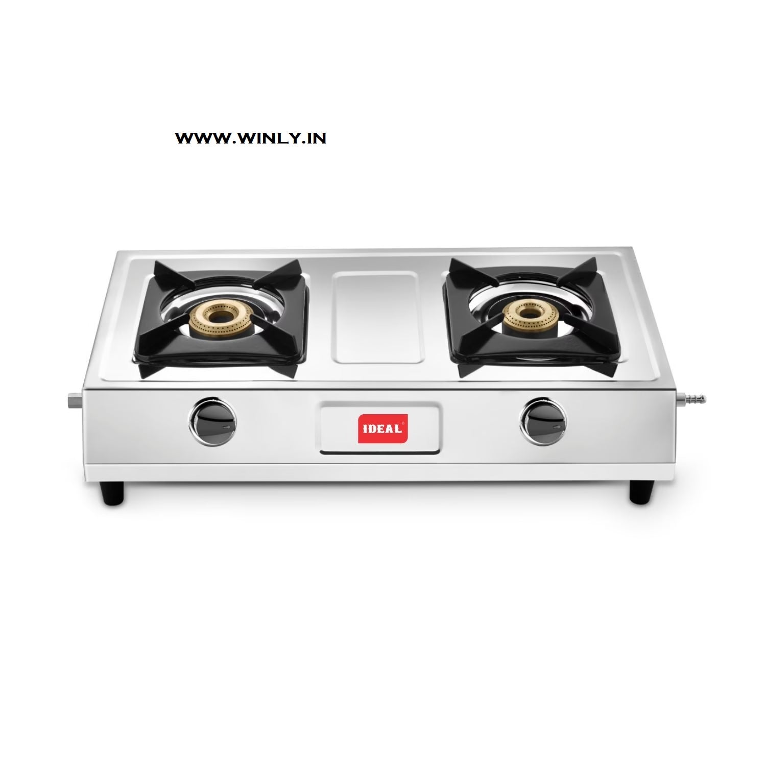 Ideal Ever 2 Burner Stainless Steel LPG Stove