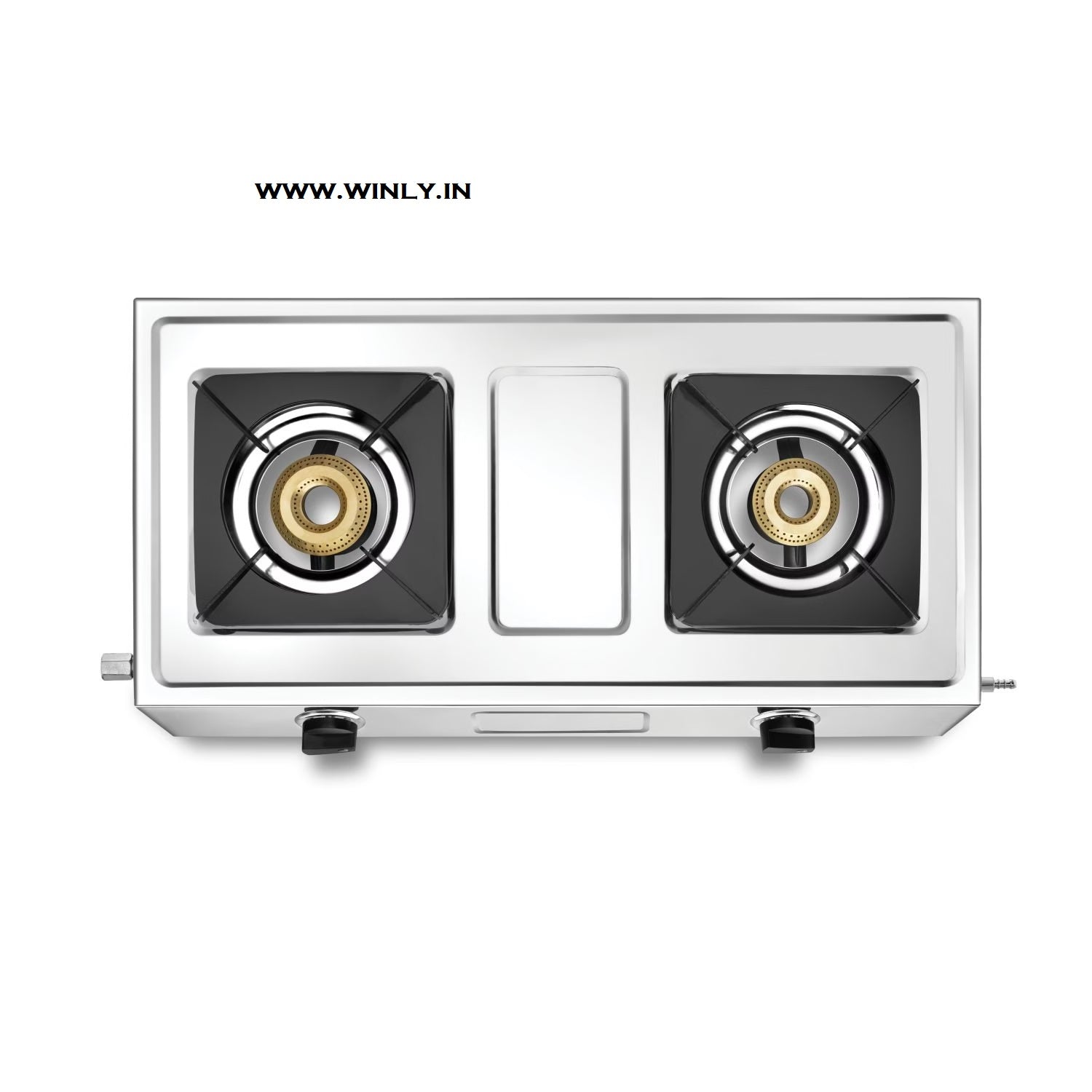 Ideal Ever 2 Burner Stainless Steel LPG Stove