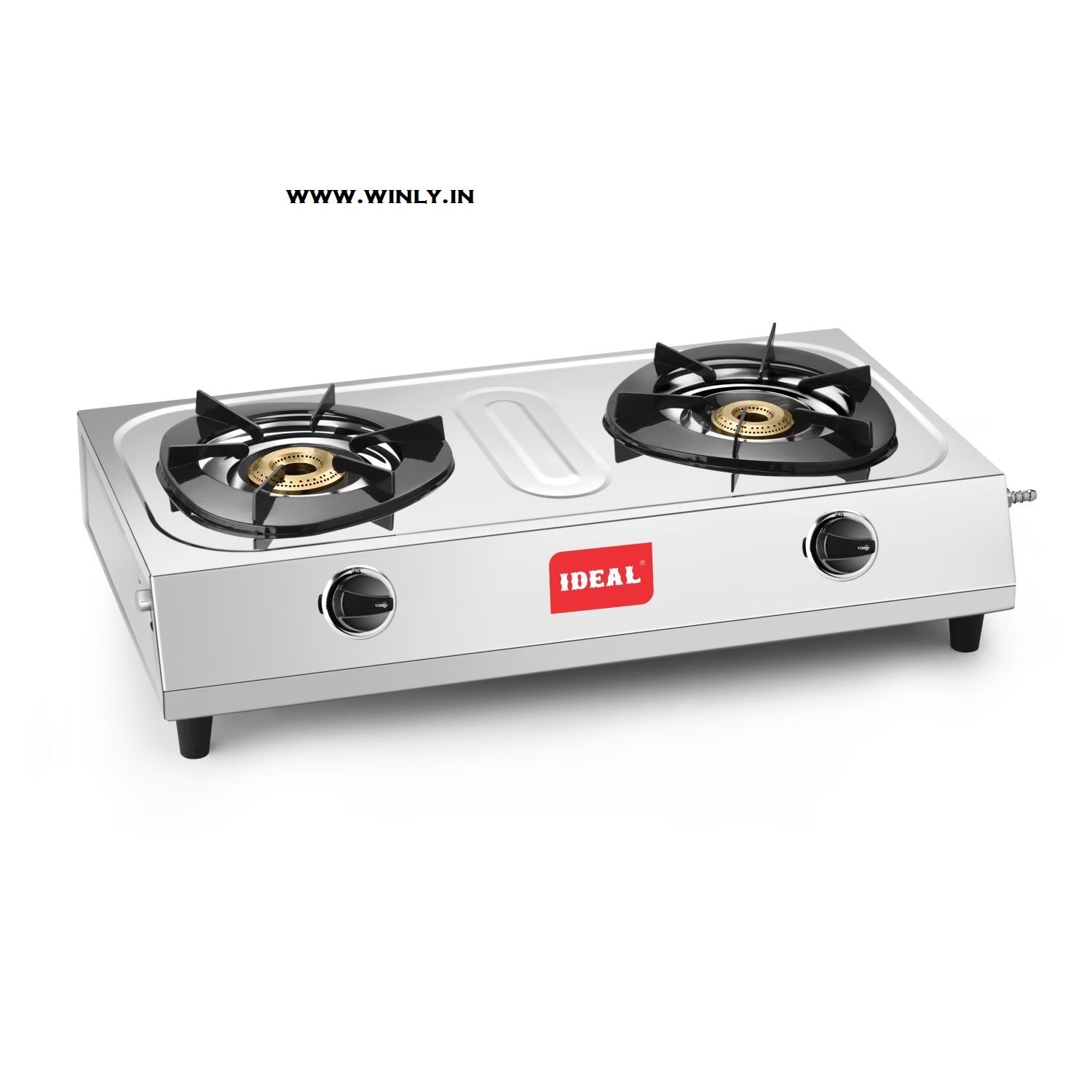 Ideal Ever+ Stainless Steel LPG Gas Stove – 2 Burner