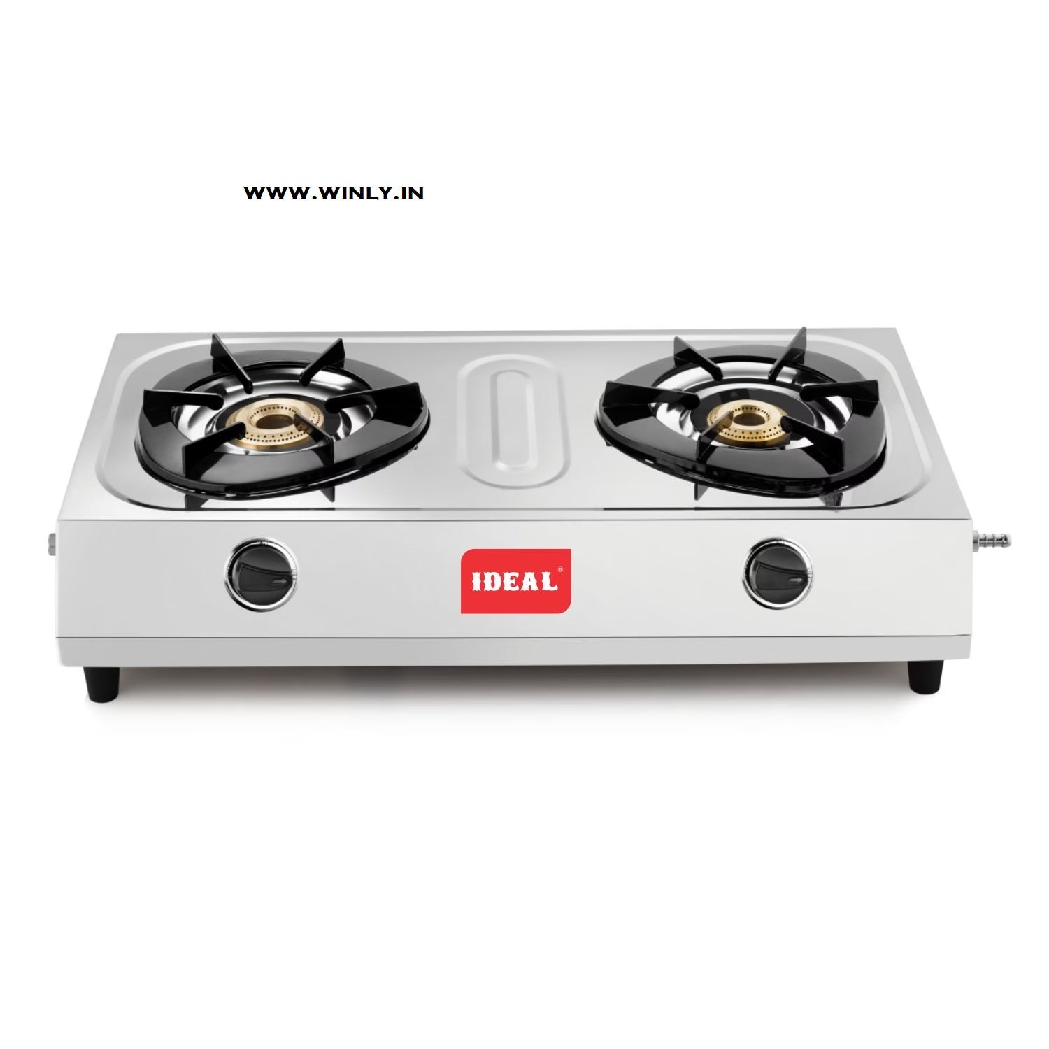 Ideal Ever+ Stainless Steel LPG Gas Stove – 2 Burner