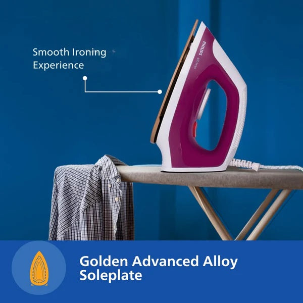 Philips DuraEase Dry Iron DST0610/30 (1000W, 3-Year Warranty)