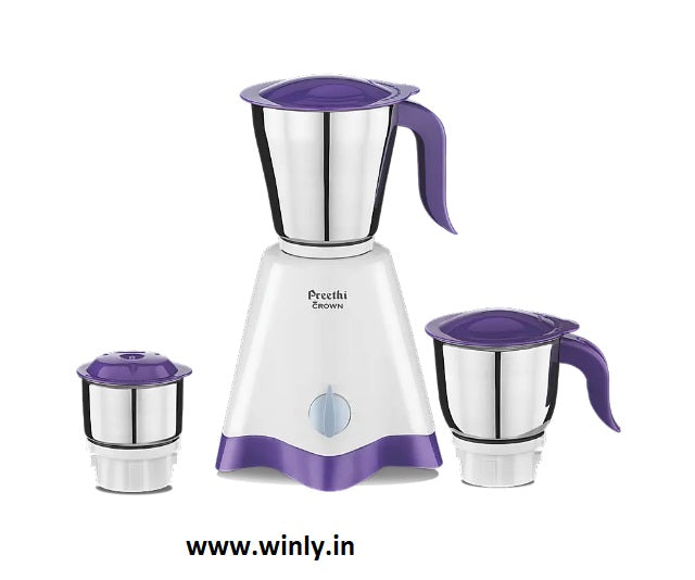 Preethi Crown Mixer Grinder 500 Watt with 3 Jars - MG-205