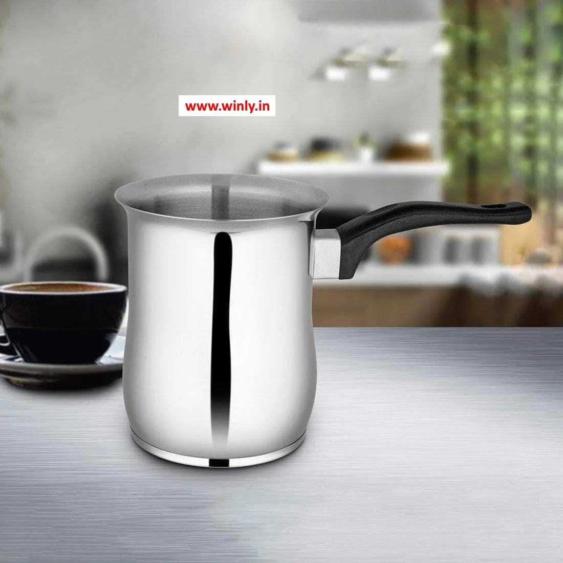Shri & Sam Stainless Steel Coffee Warmer with Sandwich Bottom