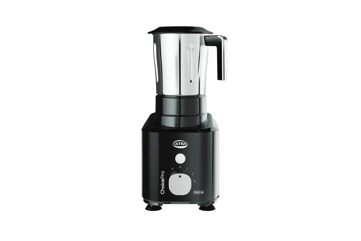 Ultra ChoicePro Mixer Grinder 1000W (Black), 3 Jars
