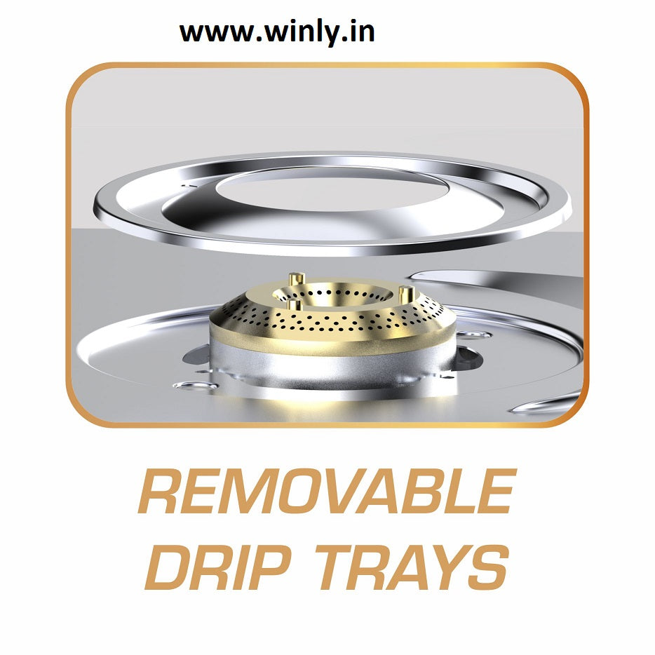 Vidiem AIR GOLD 3 Burner Gas Stove