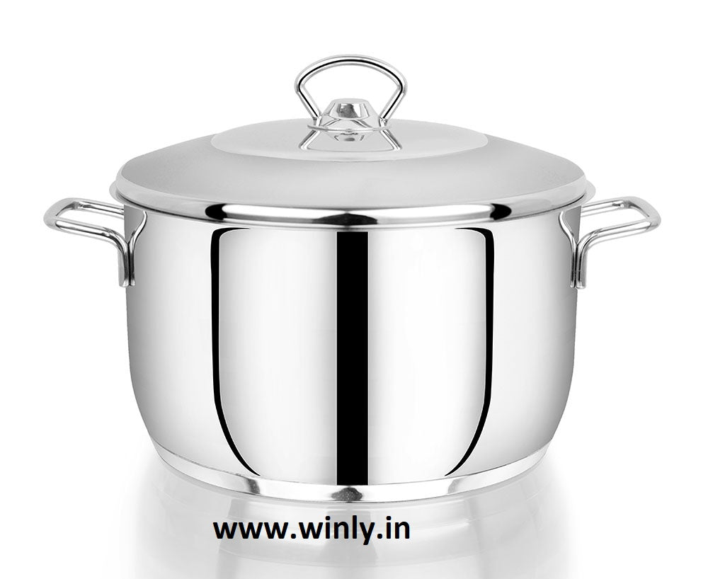 Avanti Cooking Pot / Biryani Pot - Encapsulated Triply Bottom With Lid - Induction And Gas Compatible