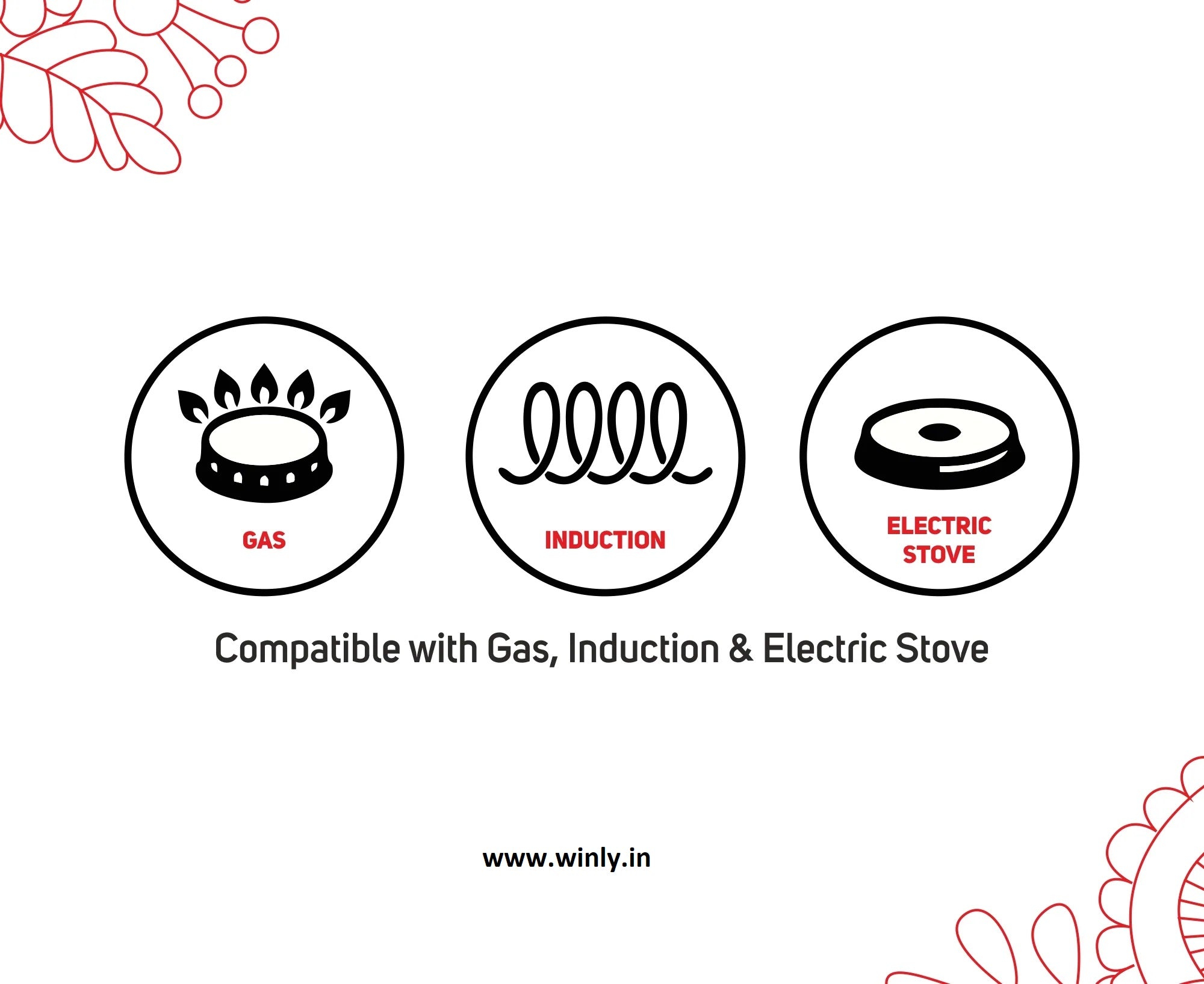 Avanti Cooking Pot / Biryani Pot - Encapsulated Triply Bottom With Lid - Induction And Gas Compatible