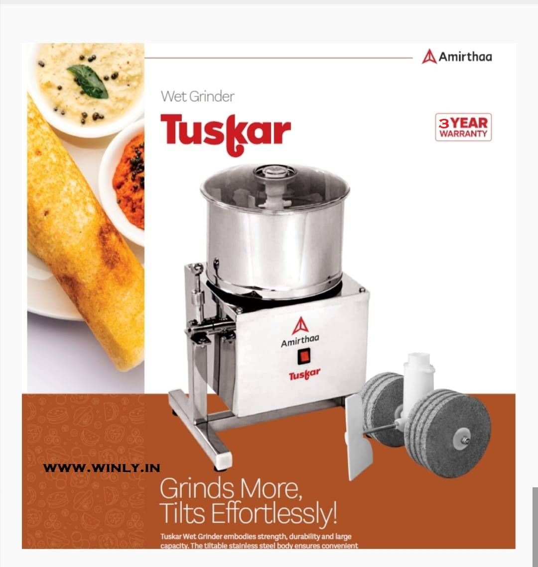 Amirthaa Tuskar 3 Litres Wet Grinder