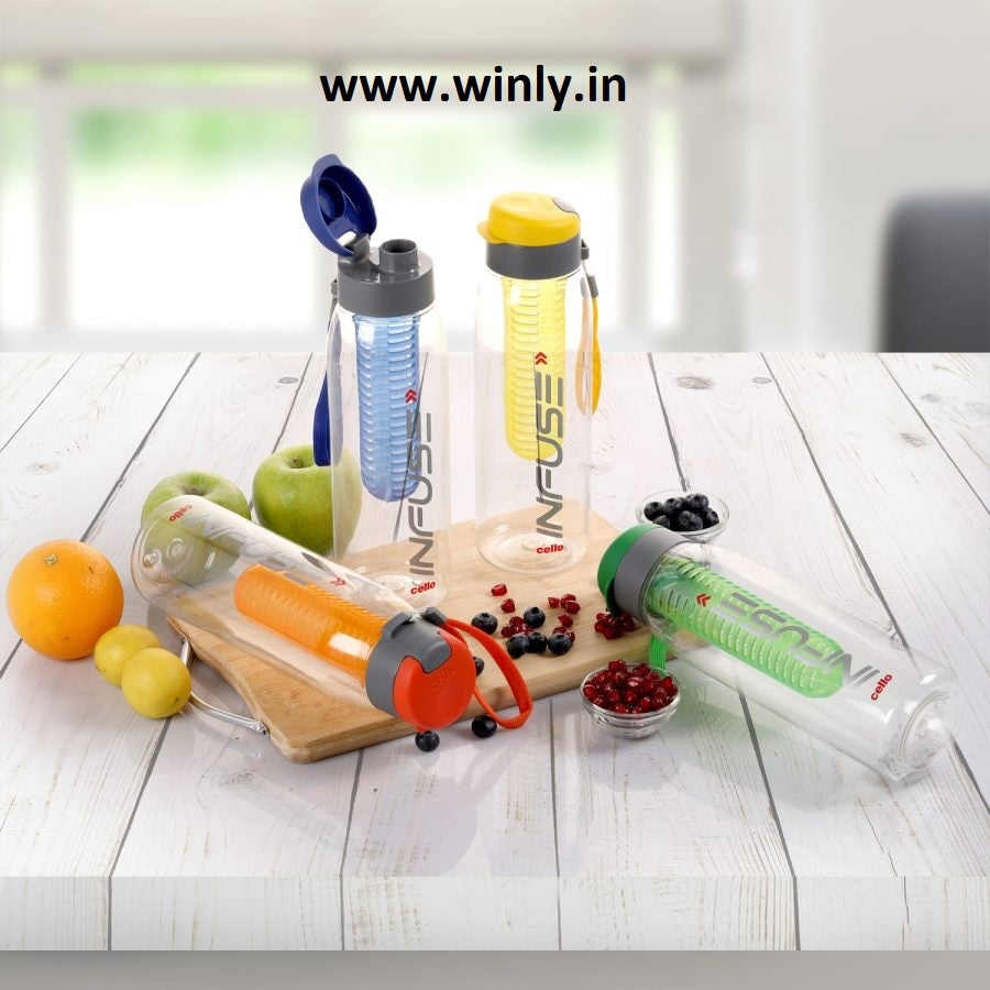 Cello Infuse Plastic Water Bottle 800ml