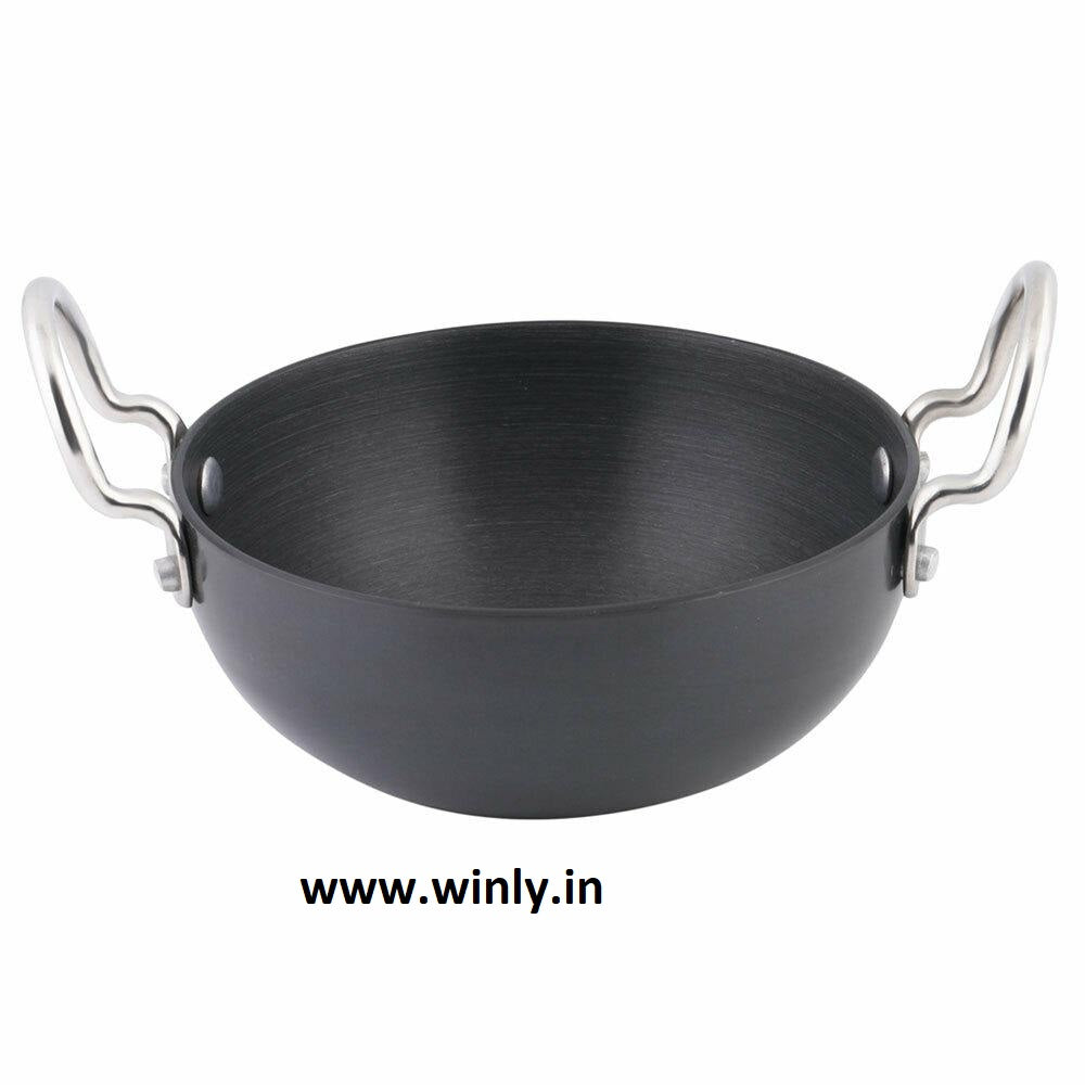Hard Anodized Black Kadai
