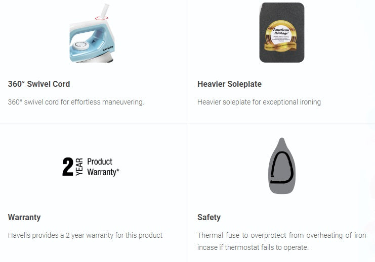 HAVELLS HAWK DRY IRON