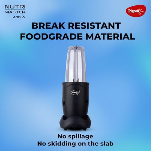Pigeon Nutri Master 400W Mixer Grinder Juicer Blender - 2 Jars