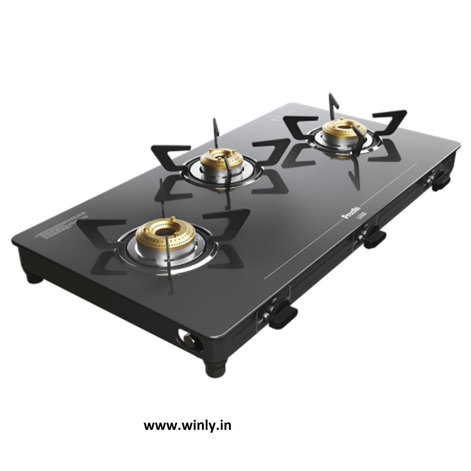 Preethi Luxe 3 Burner Glass Top Gas Stove GTS415