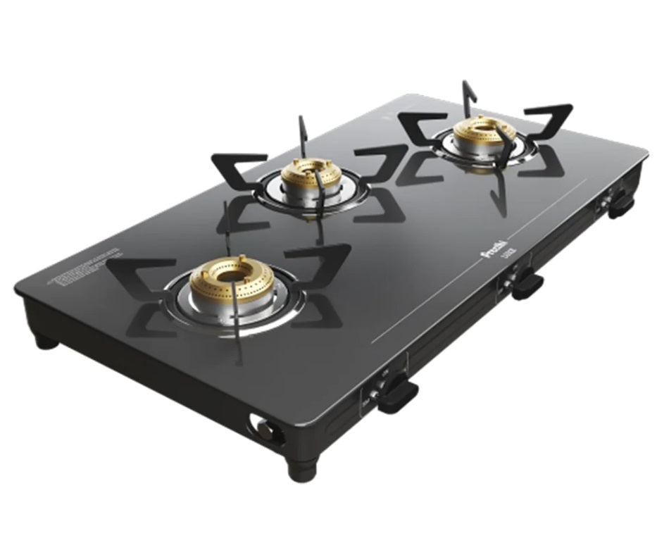 Preethi Luxe 3 Burner Glass Top Gas Stove GTS415