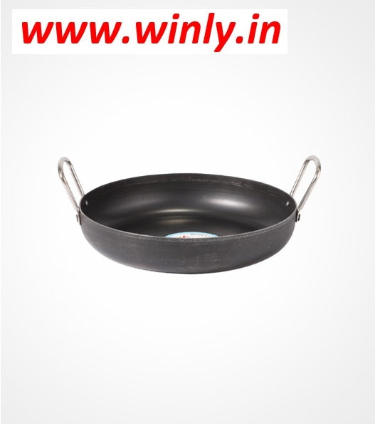 Shrinica Iron Deep Frypan Induction Bottom Steel Handle (2H)