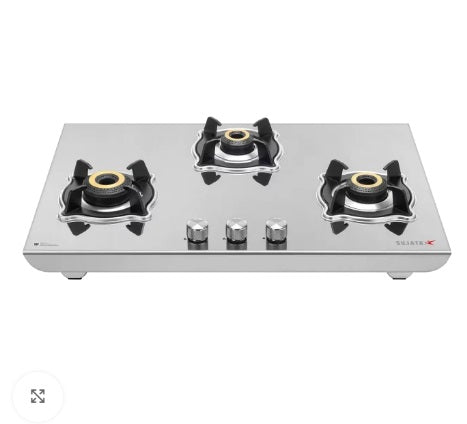 Sujata Robusto Stainless Steel Cooktop (Manual Ignition)