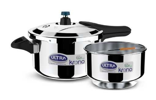 Elgi Ultra Triply Krono Stainless Steel Pressure Cooker