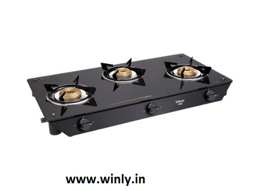 Vidiem Veer 3 Burner Glass Top Gas Stove FG-GS0280