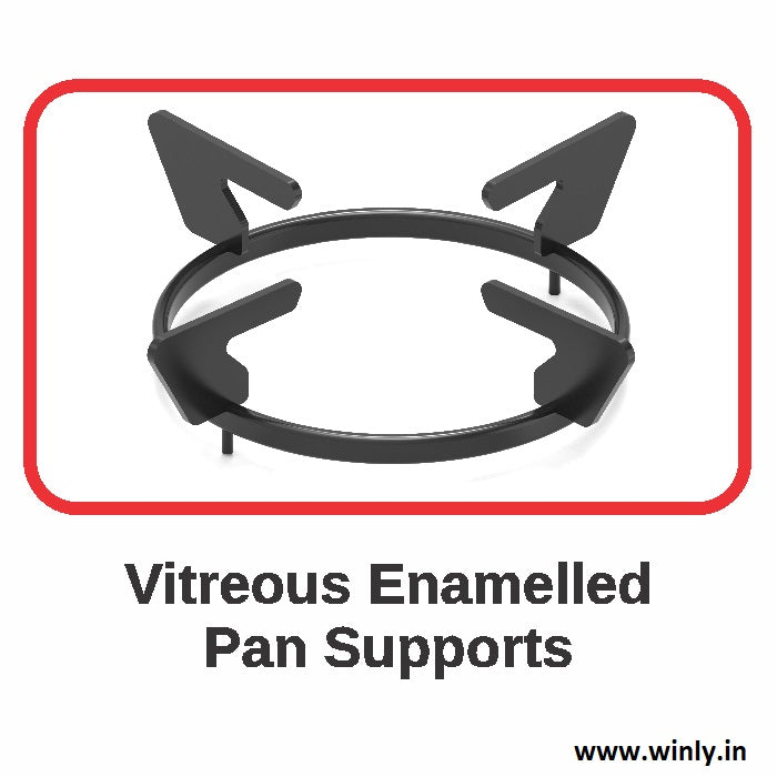 Vidiem Veer 3 Burner Glass Top Gas Stove FG-GS0280