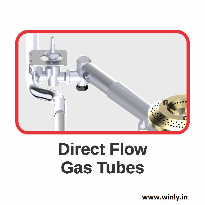 Vidiem Veer 3 Burner Glass Top Gas Stove FG-GS0280