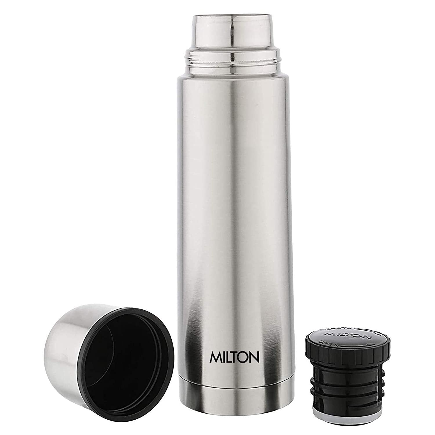 MILTON THERMOSTEEL WITH PLAIN LID BOTTLE 750 ML
