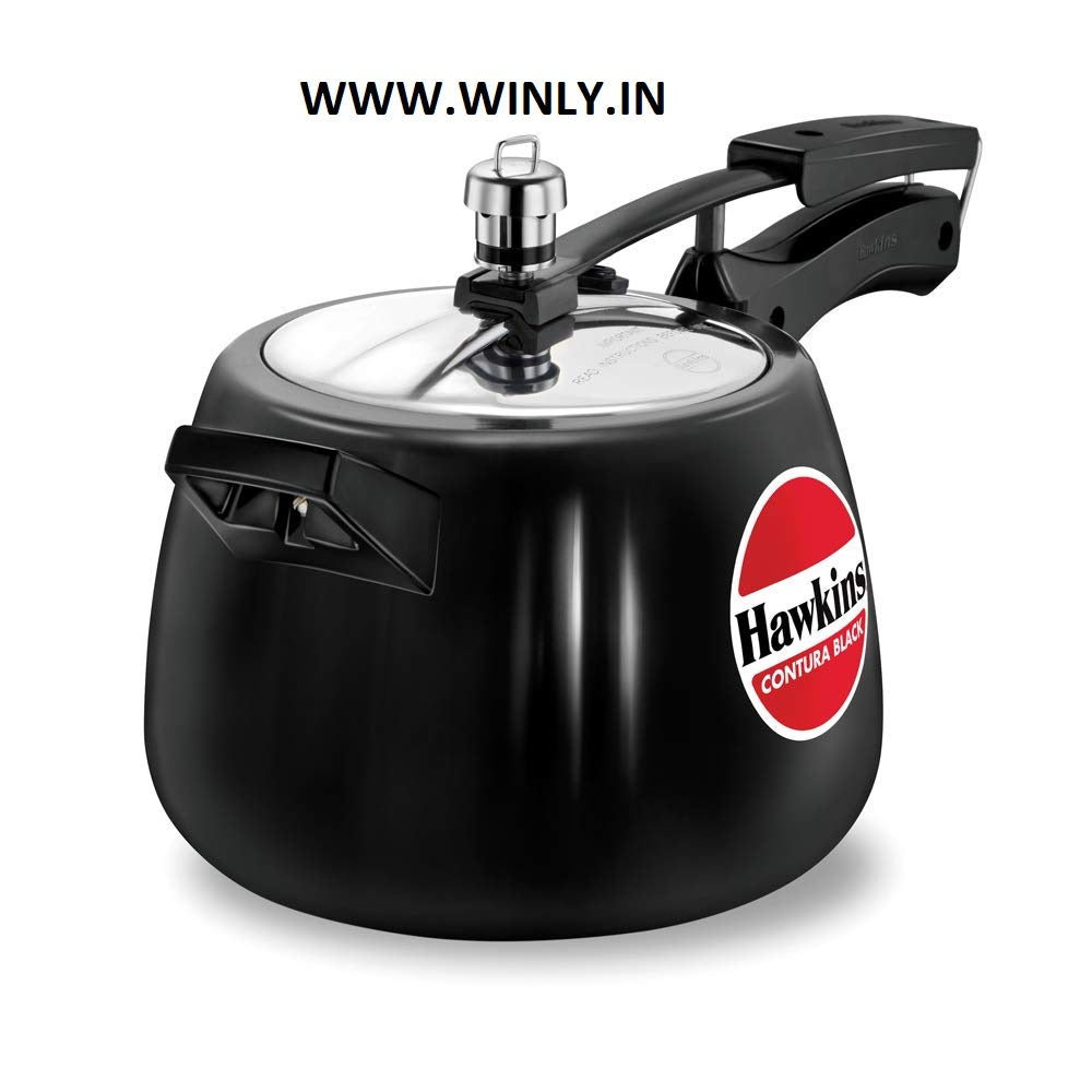 Hawkins Contura Hard Anodized Black Pressure Cooker