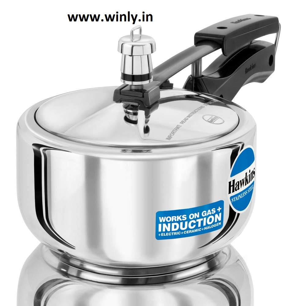 Hawkins Stainless Steel Induction Compatible Inner Lid Pressure Cooker