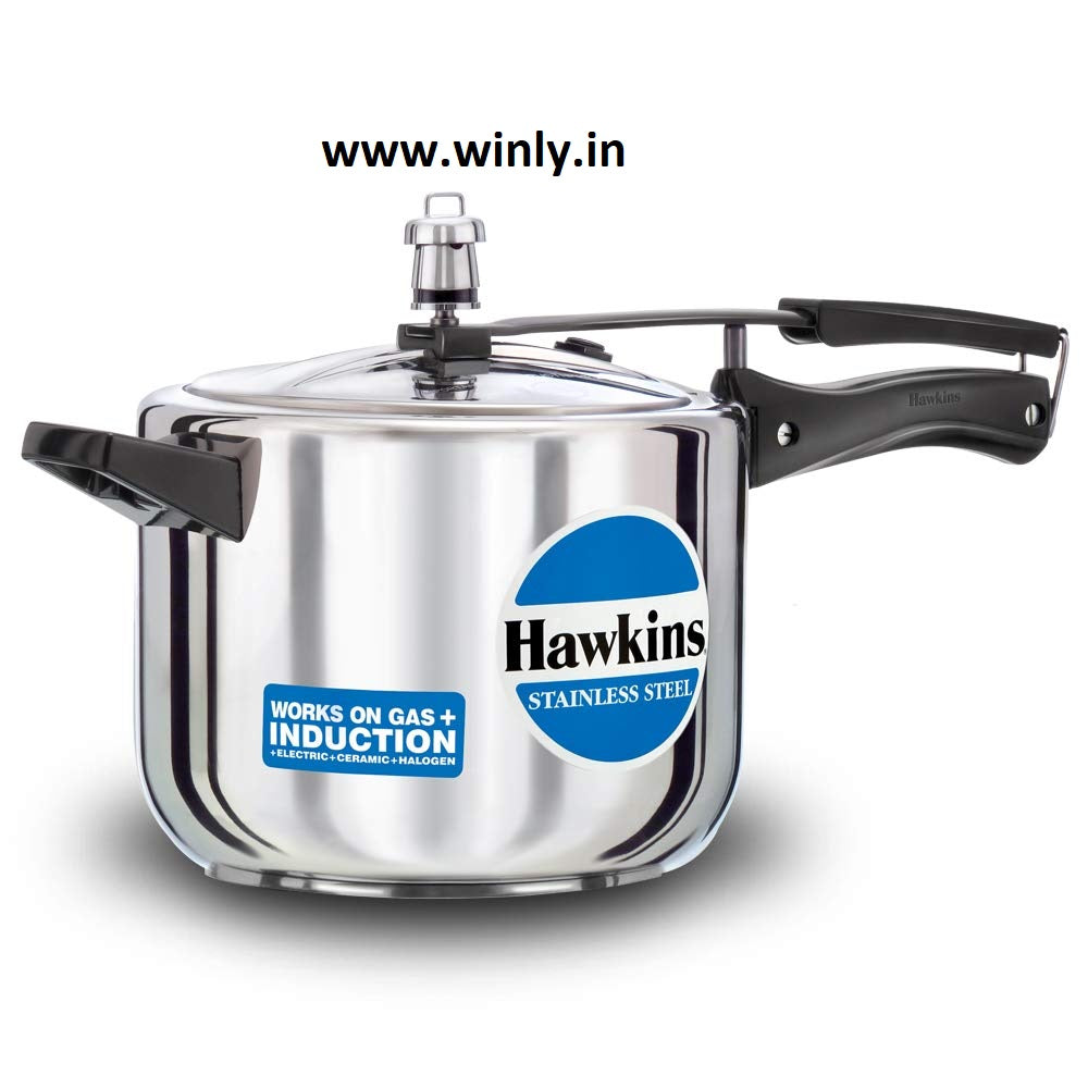 Hawkins Stainless Steel Induction Compatible Inner Lid Pressure Cooker