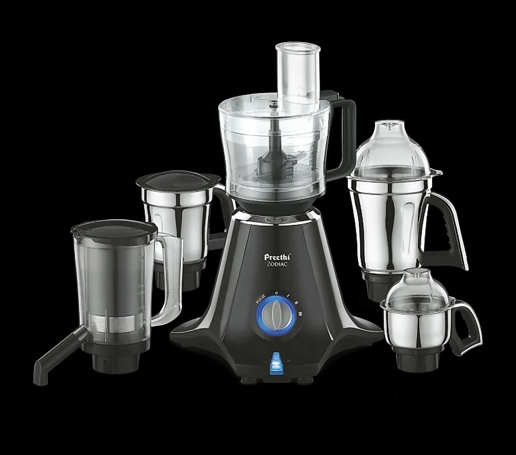 Preethi Zodiac Mixer Grinder 750 Watt motor with 5 Jars