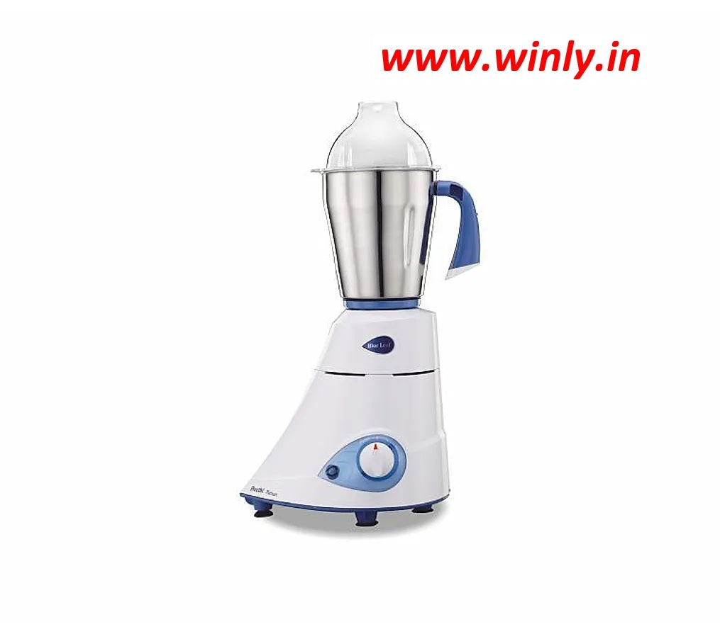 Preethi Blue Leaf Platinum Mixer Grinder 110V with 3 Jars (Only for US & Canada)