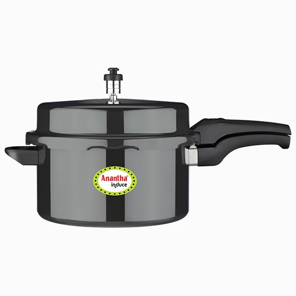 Anantha Graphite Induce – Induction Base Hard Anodized Pressure Cookers (7.5 L)