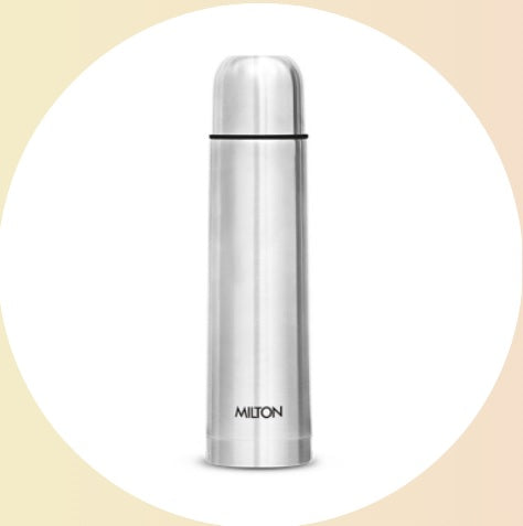 THERMOSTEEL WITH PLAIN LID BOTTLE 1L