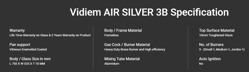 Air Silver 3B VIDIEM
