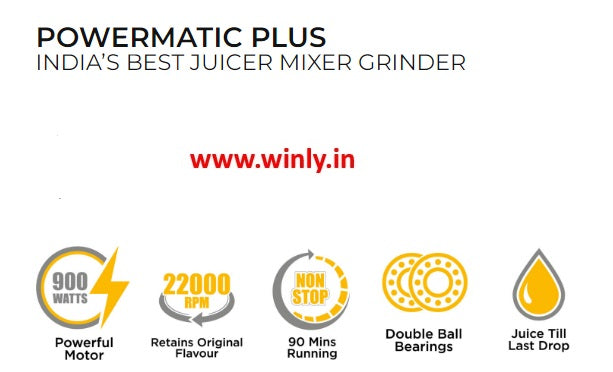 SUJATA POWERMATIC PLUS INDIA’S BEST JUICER MIXER GRINDER