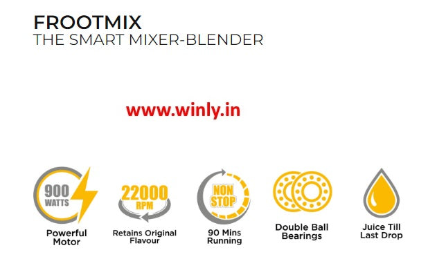 SUJATHA FROOTMIX THE SMART MIXER-BLENDER