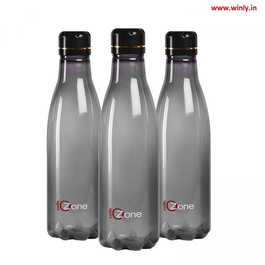 Cello Ozone Water Bottle Set of 3 Assorted Colours