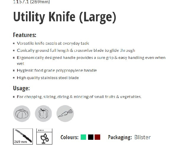 Kohe Utility Knife (Large) 1157.1 (269mm)