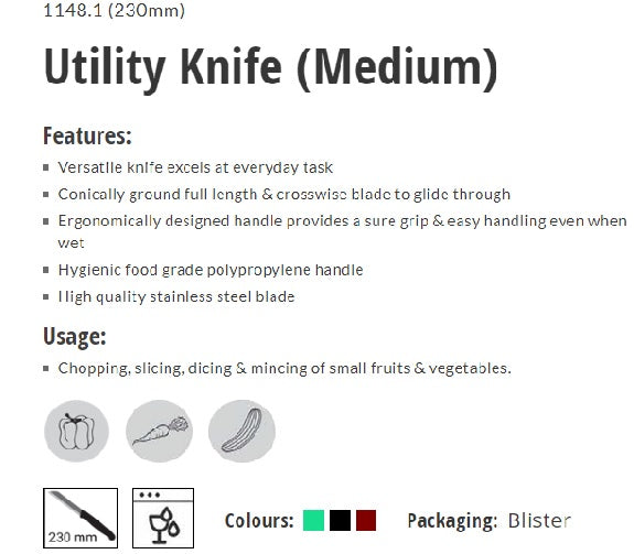 Kohe Utility Knife (Medium) 1148.1 (230mm)