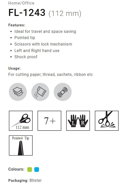 Munix Scissor FL-1243 (112 mm)
