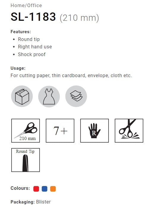 Munix Scissor SL-1183 (210 mm)