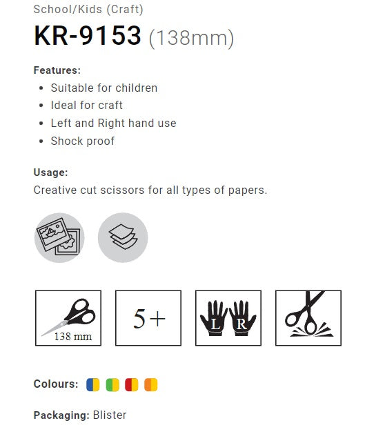 Munix Scissor KR-9153 (138mm)