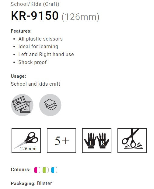 Munix Scissor KR-9150 (126mm)