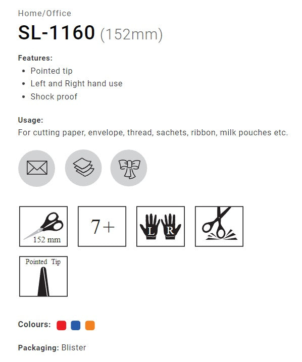 Munix Scissor SL-1160 (152mm)