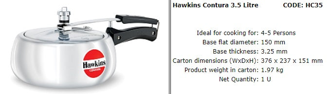 Hawkins Contura Pressure Cooker