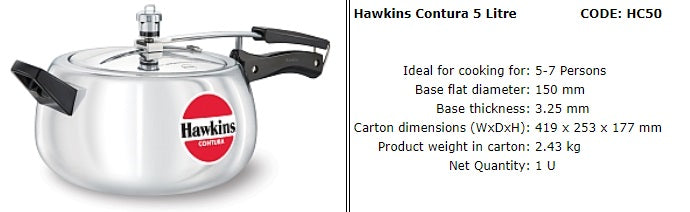 Hawkins Contura Pressure Cooker