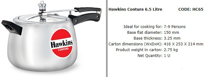Hawkins Contura Pressure Cooker
