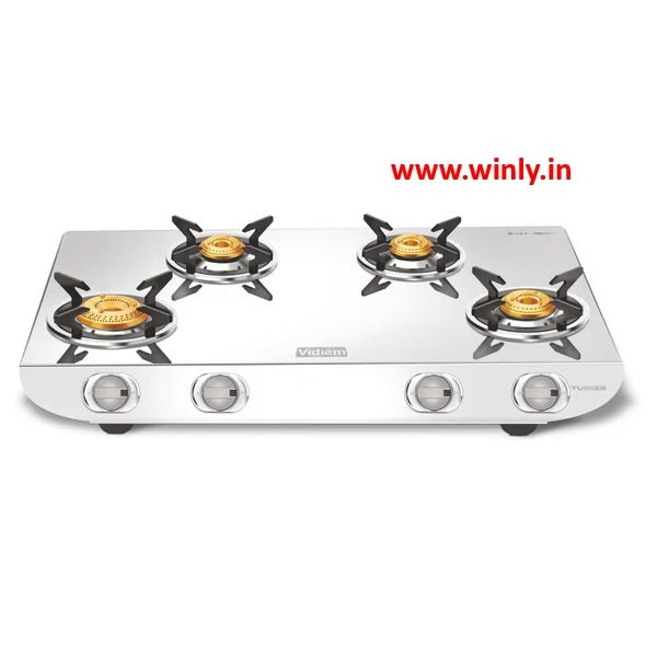 Vidiem gas online stove stainless steel