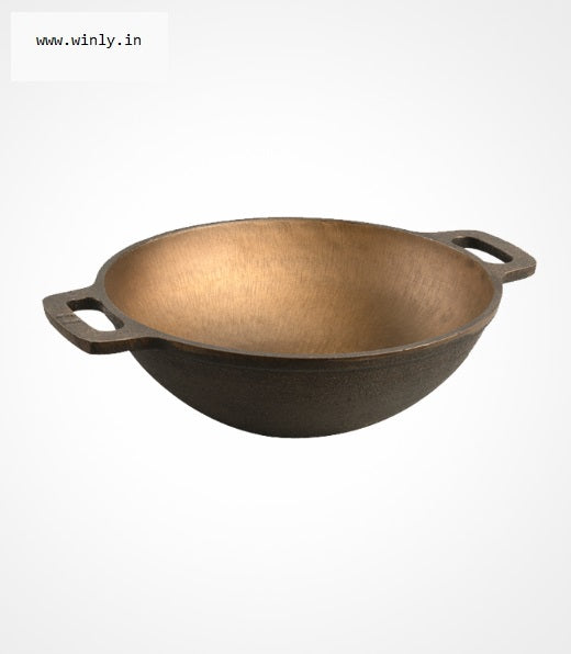 Shrinica Cast Iron Double Handle Kadai