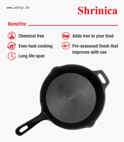 Shrinica Long Handle Skillet 9.5 inch 500505