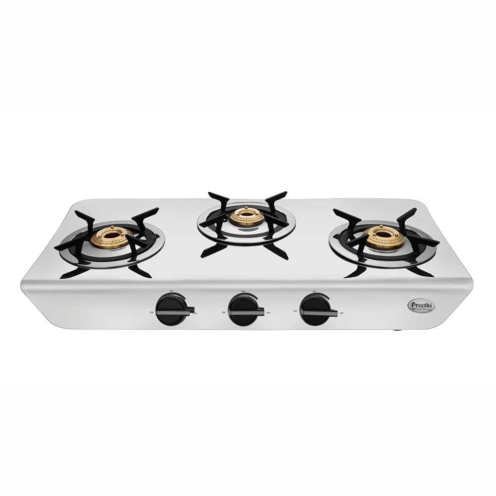 Discover the Perfect Blend of Style and Function with the Preethi Stylo Steel Gas Stove